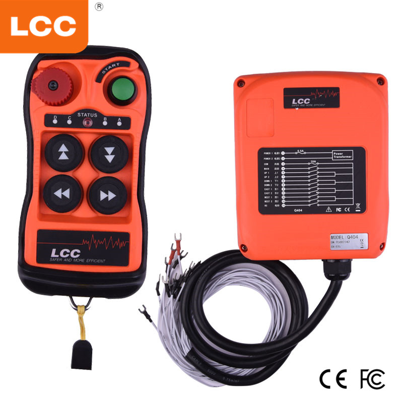 台湾LCC Q404+四键双速工业遥控器